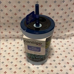NWT Contigo kids 14oz.spill-proof tumbler w/straw